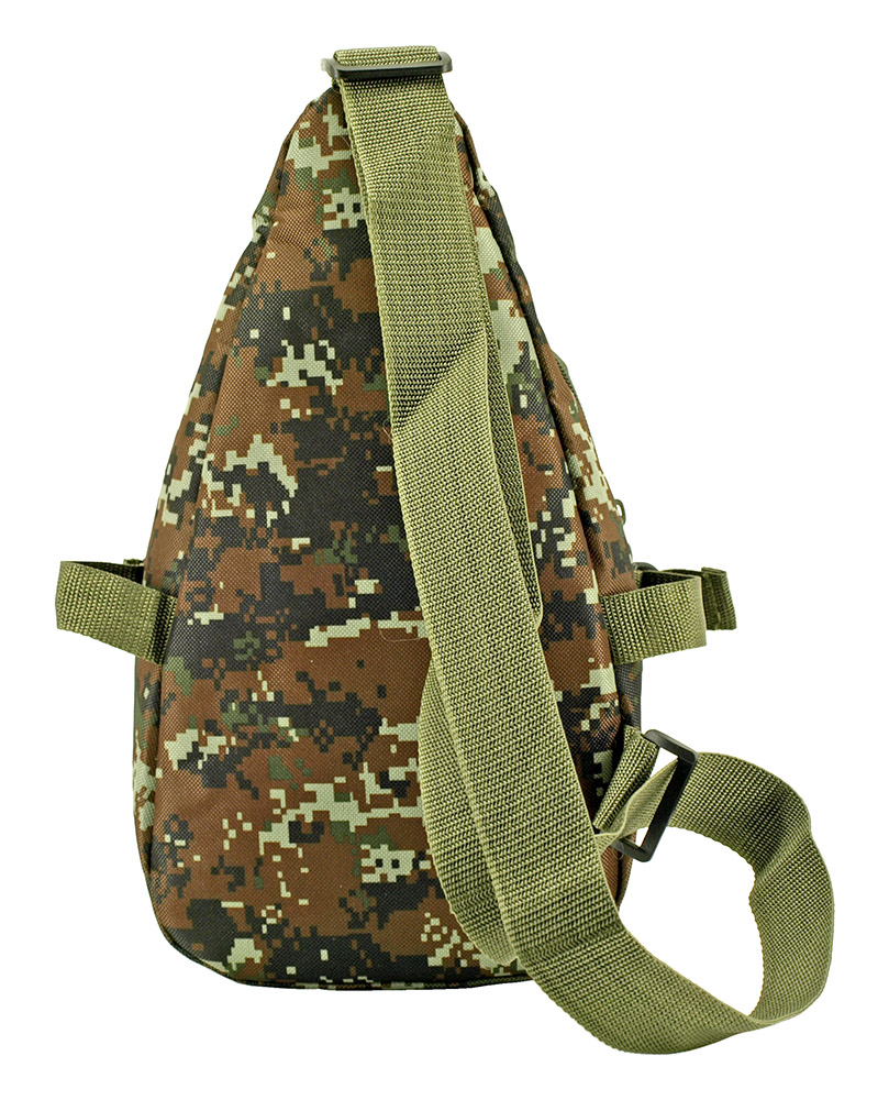 Military Sling Bag Green Digital Camo