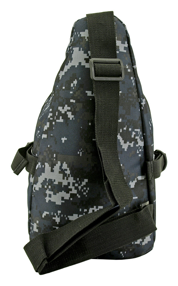Military Sling Bag Blue Digital Camo