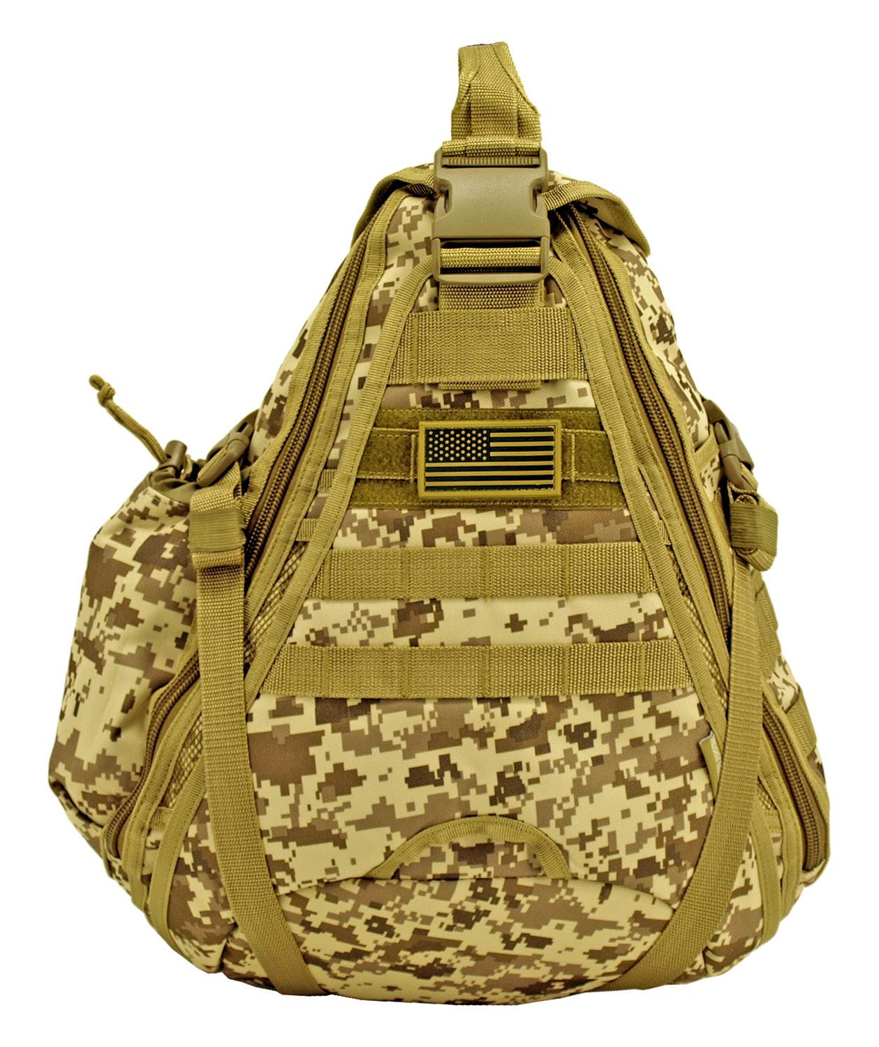 Military Sling Backback Desert Digital Camo