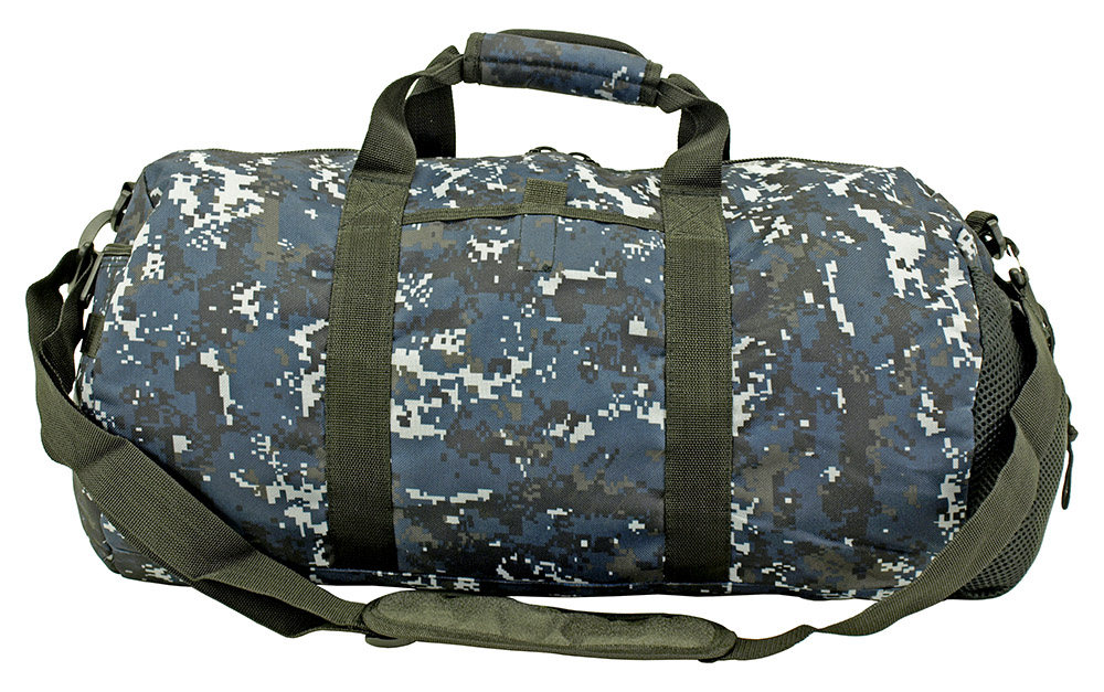 The Tactical Duffle Bag (Small) Blue Digital Camo