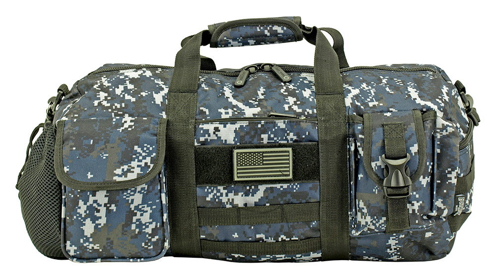 The Tactical Duffle Bag (Small) Blue Digital Camo