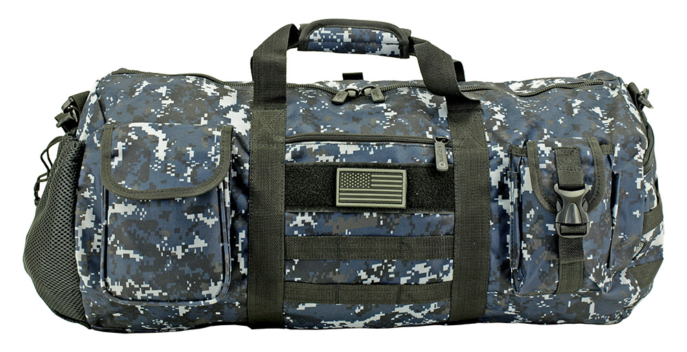 The Tactical Duffle Bag Blue Digital Camo