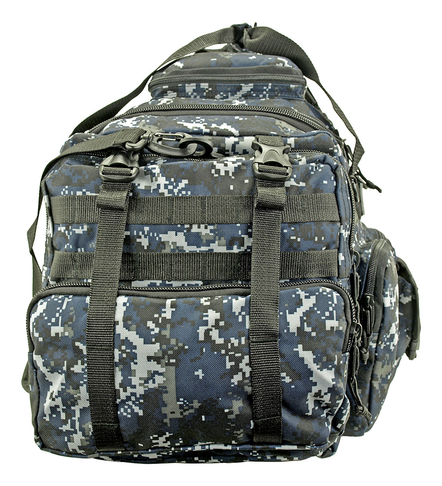 The Humvee Duffle Bag Blue Digital Camo