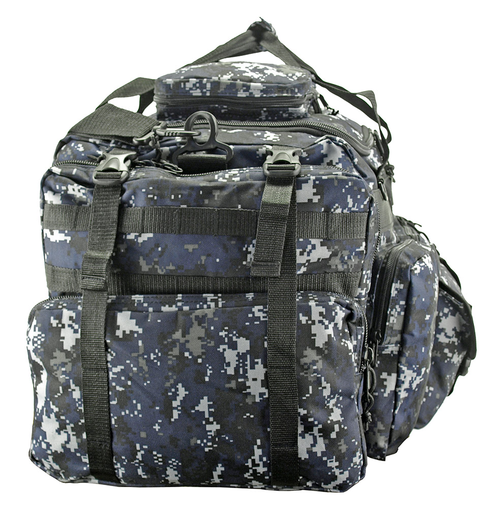 The Tank Duffle Bag Blue Digital Camo