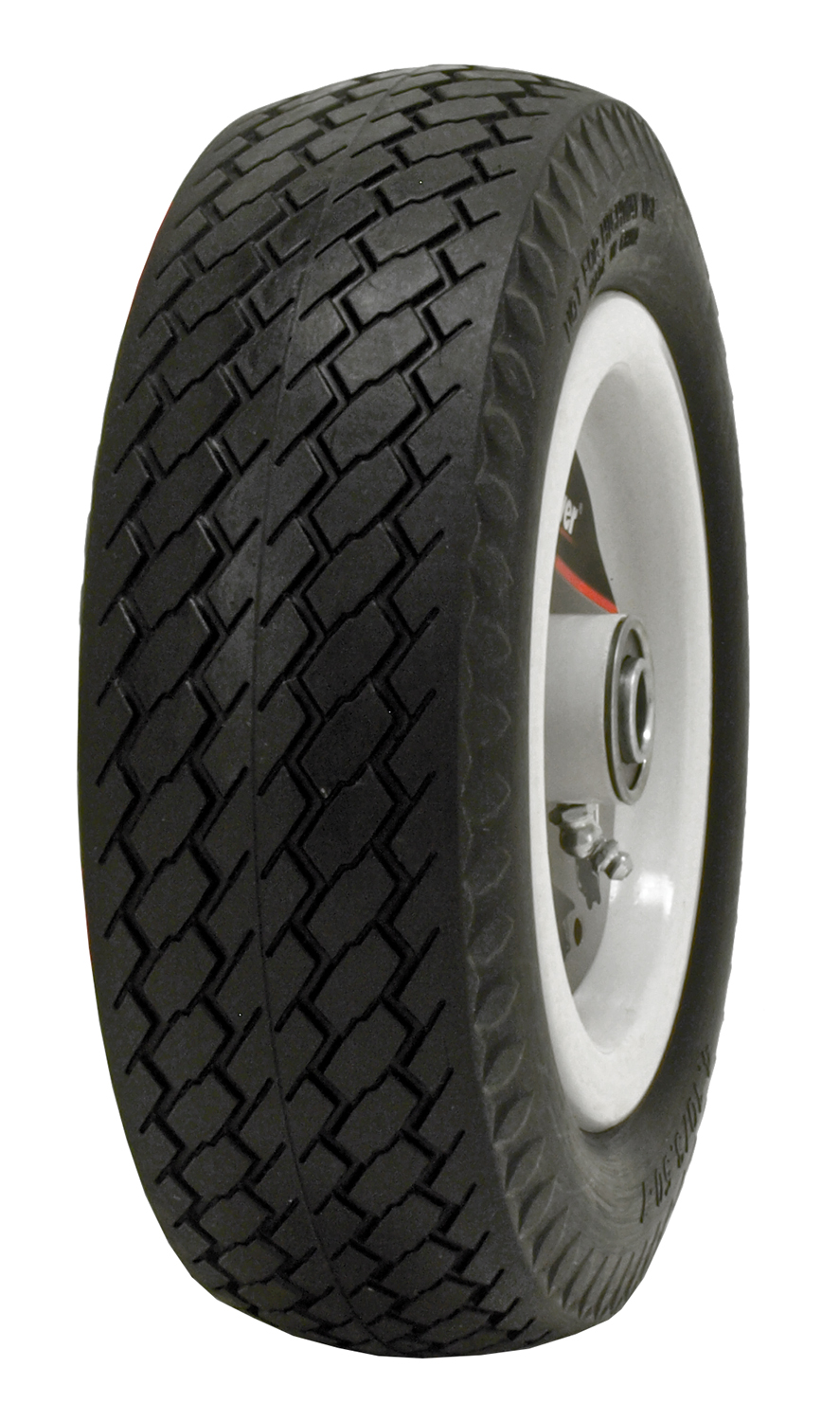 Universal Flat Free Hand Truck Tire with Spacers and Extra Bearings