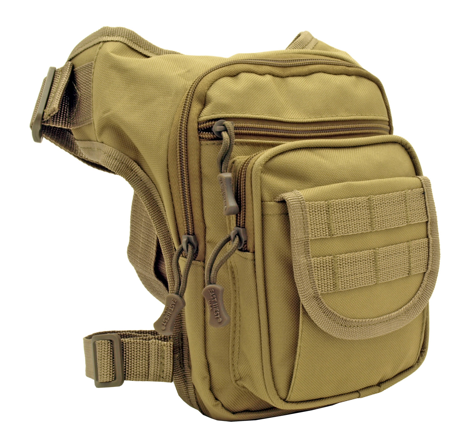Leg Drop Style Tactical EDC Molle Hip Bag Desert Tan