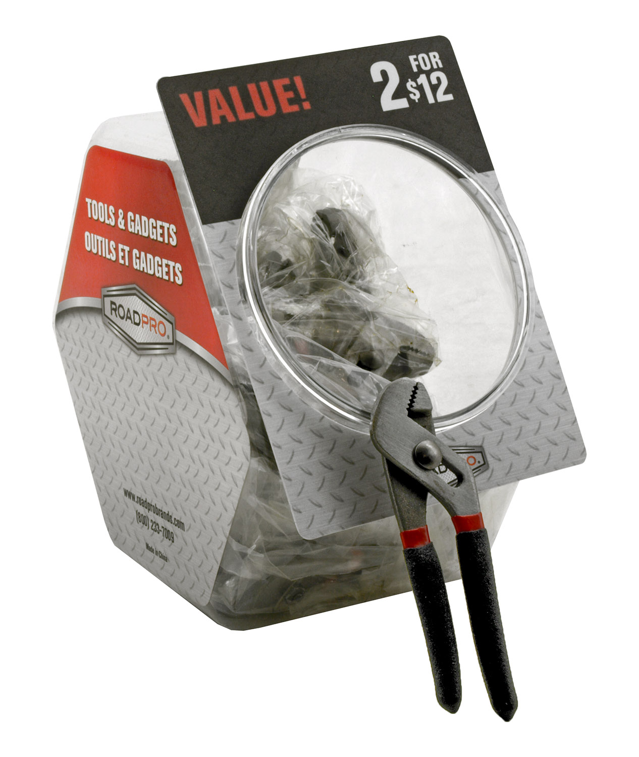 24 pc. Mini Tongue and Groove Slip Joint Pliers Countertop Display