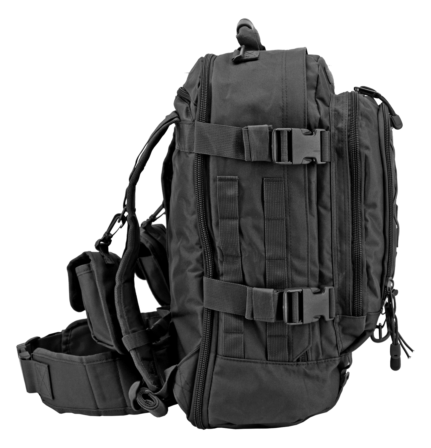 Expandable Tactical Elite Backpack Black