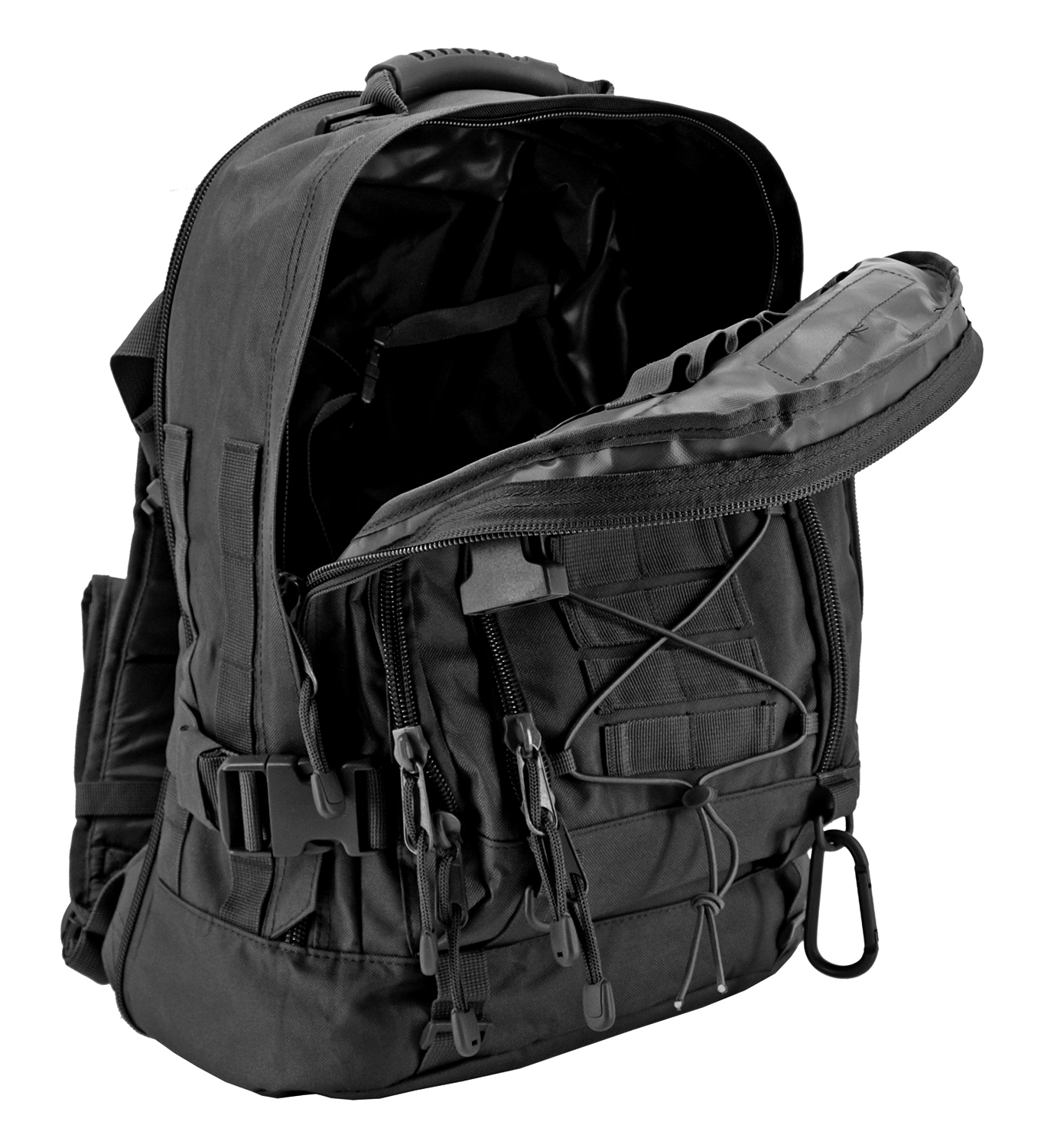 Expandable Tactical Elite Backpack Black