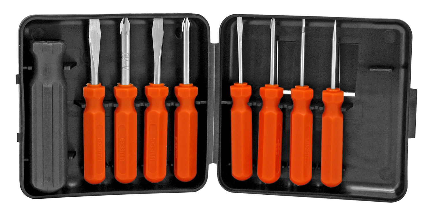 9 - pc. Changeable Screwdriver Set