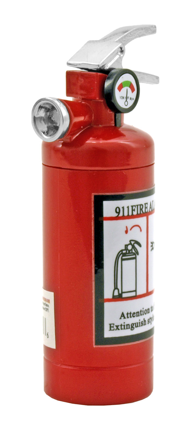 Fire Extinguisher Lighter with LED Flashlight Diamond Visions