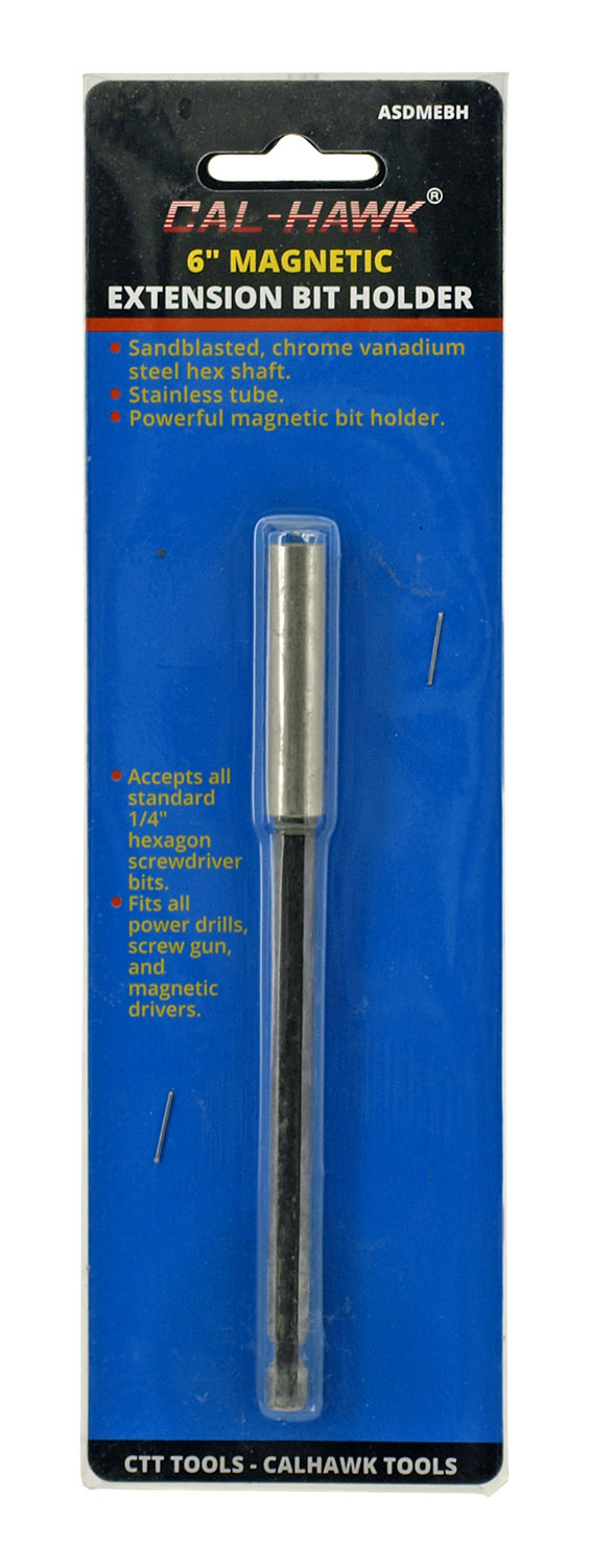 6" Extension Bit Holder for 1/4" Screwdriver Bits CalHawk