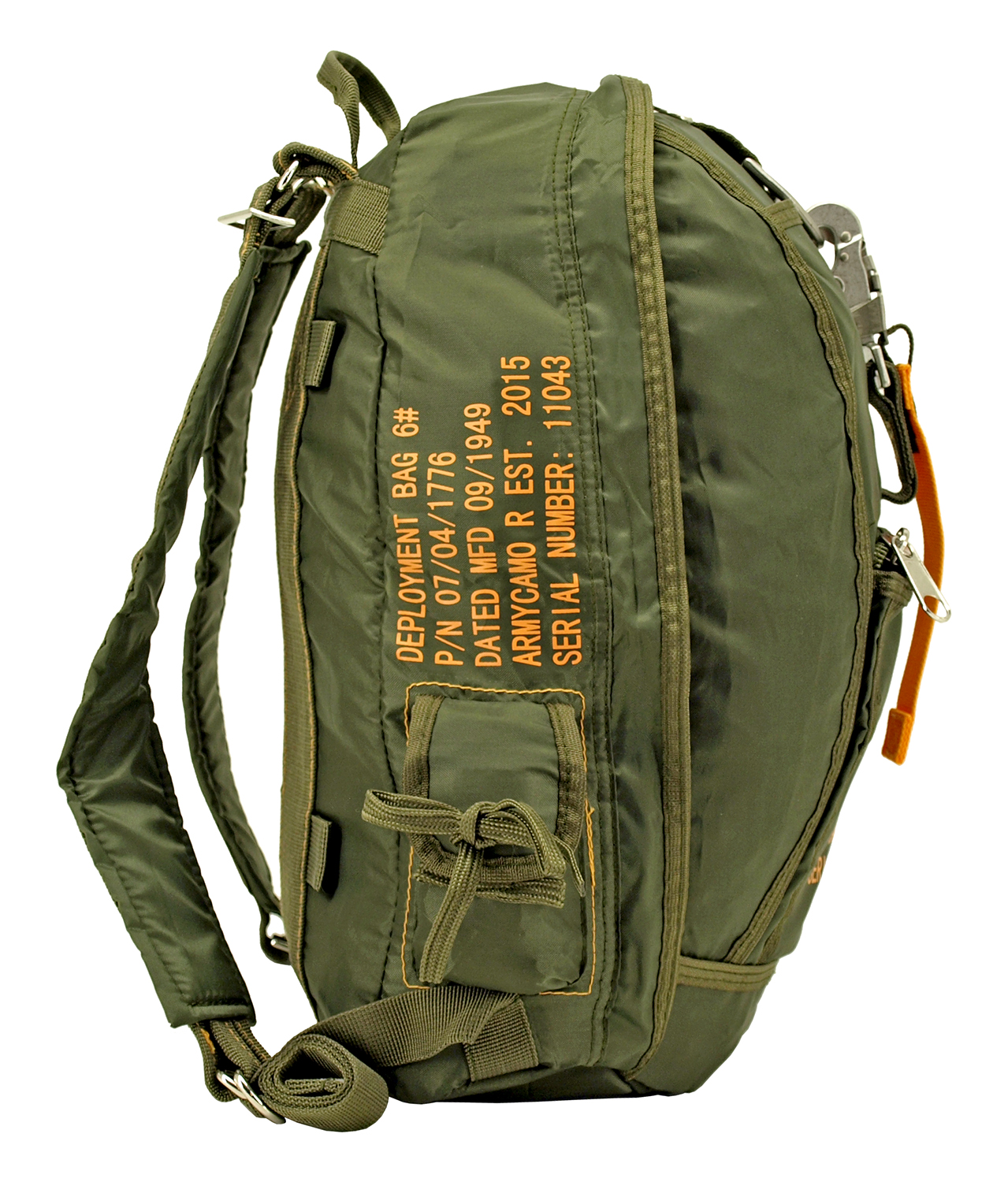 Tactical Parachute Knapsack Olive Green