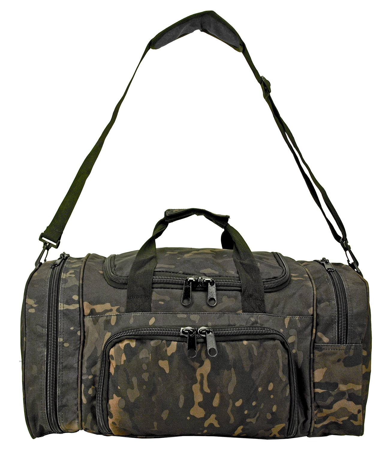 Tactical Duffle Bag Black Multicam