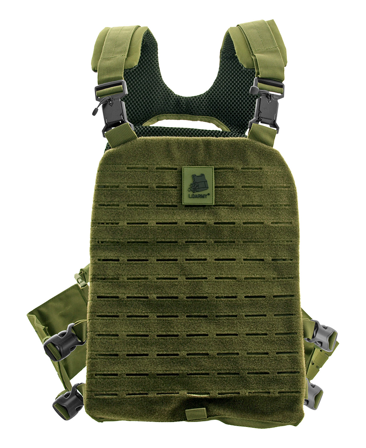 Tactical Defense Bulletproof Plate Carrying Velcro Molle Vest Olive
