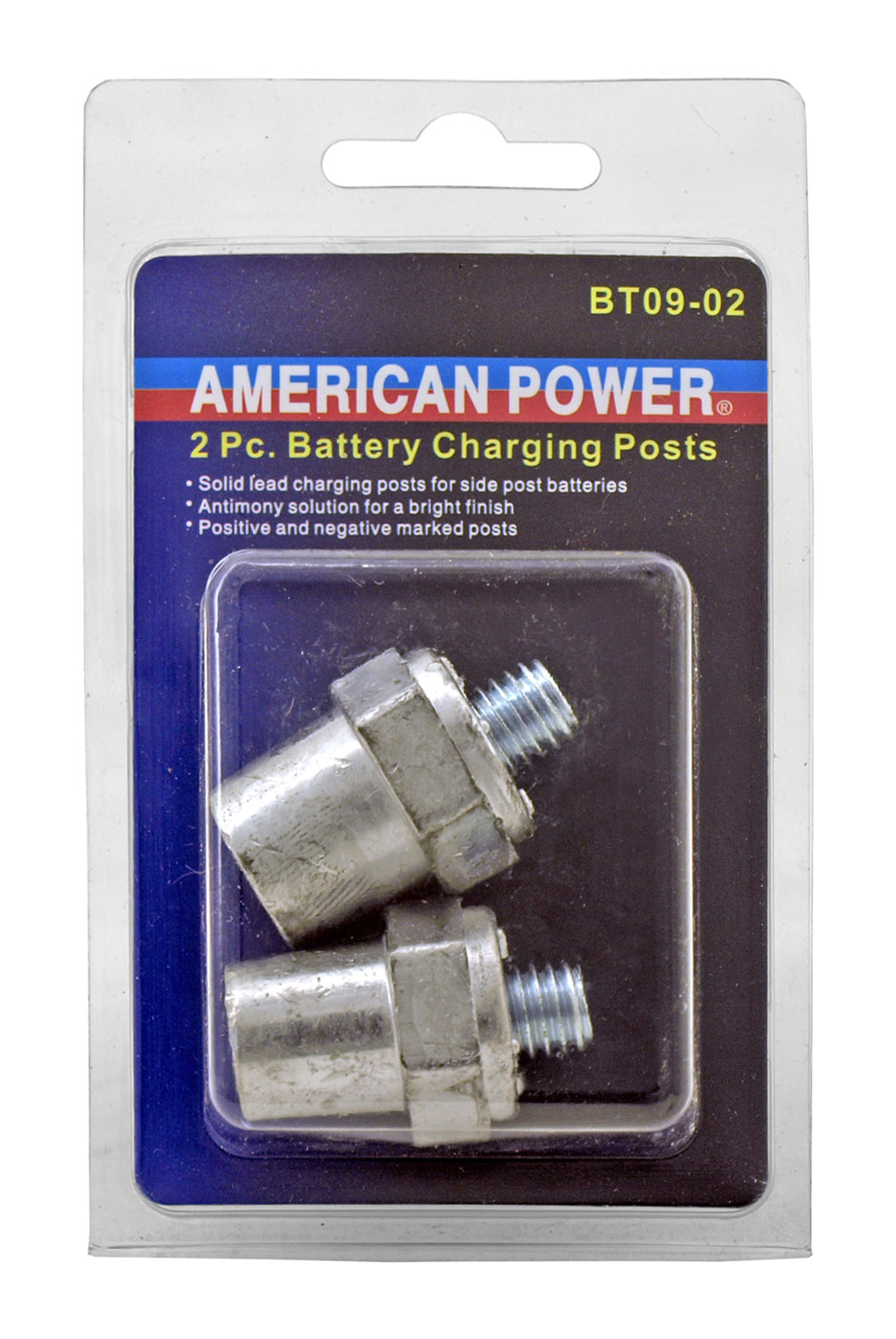 2 pc. Positive Negative Battery Charging Posts for Side Post