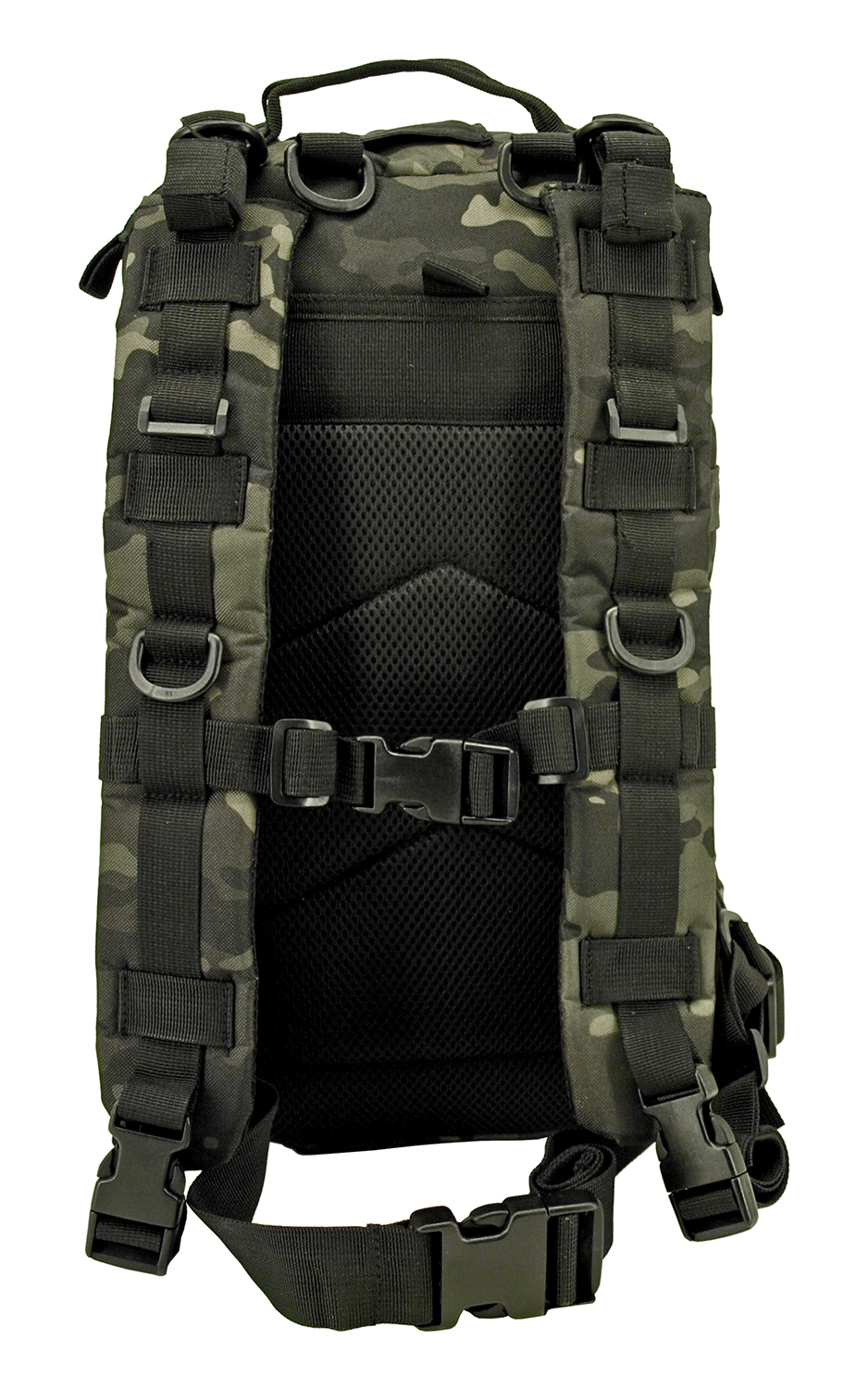 Tactical Assault Backpack Black Multicam