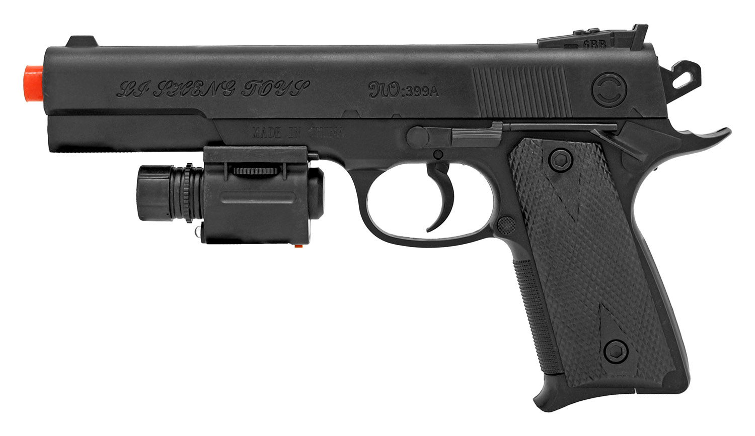 UKArms Spring Powered Airsoft Pistol Black