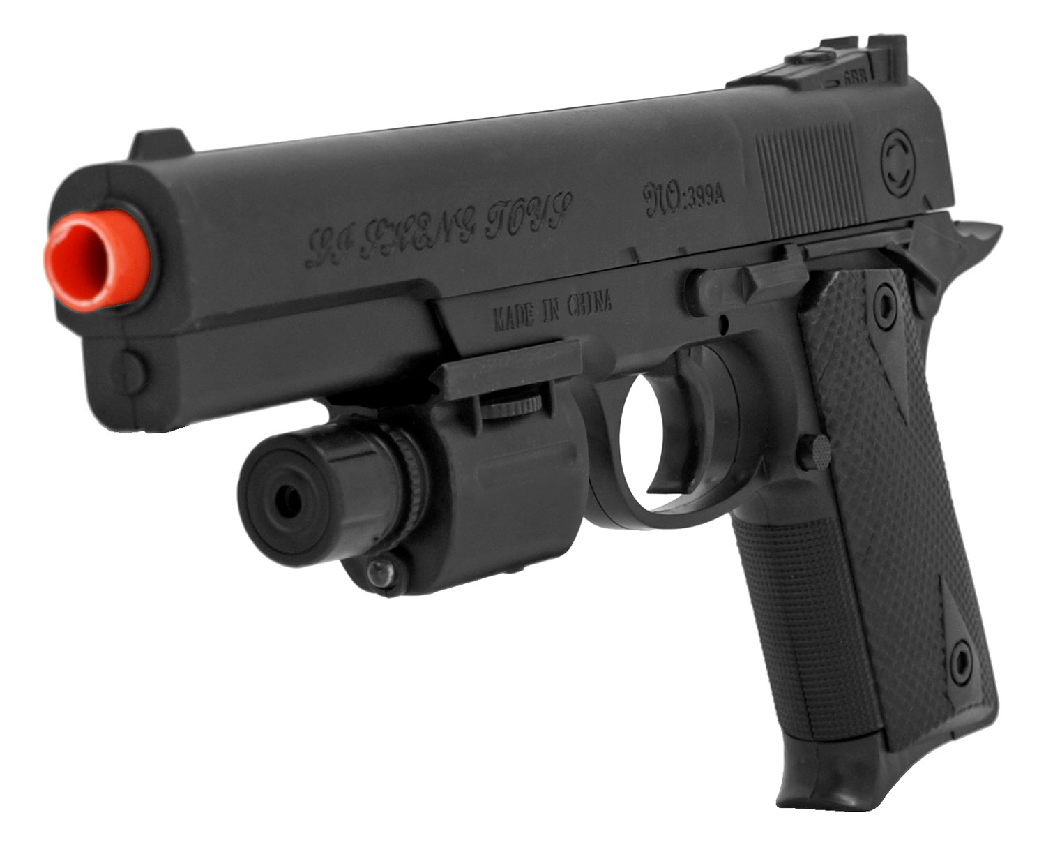 UKArms Spring Powered Airsoft Pistol Black