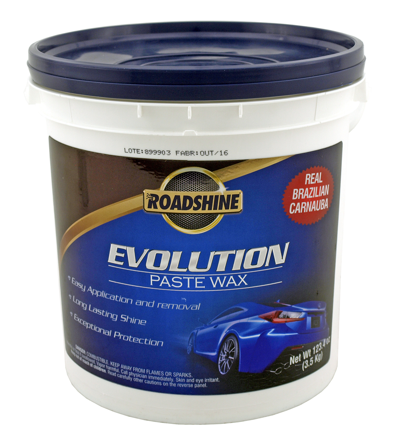 123.4oz Roadshine Evolution Carnauba Car Paste Wax