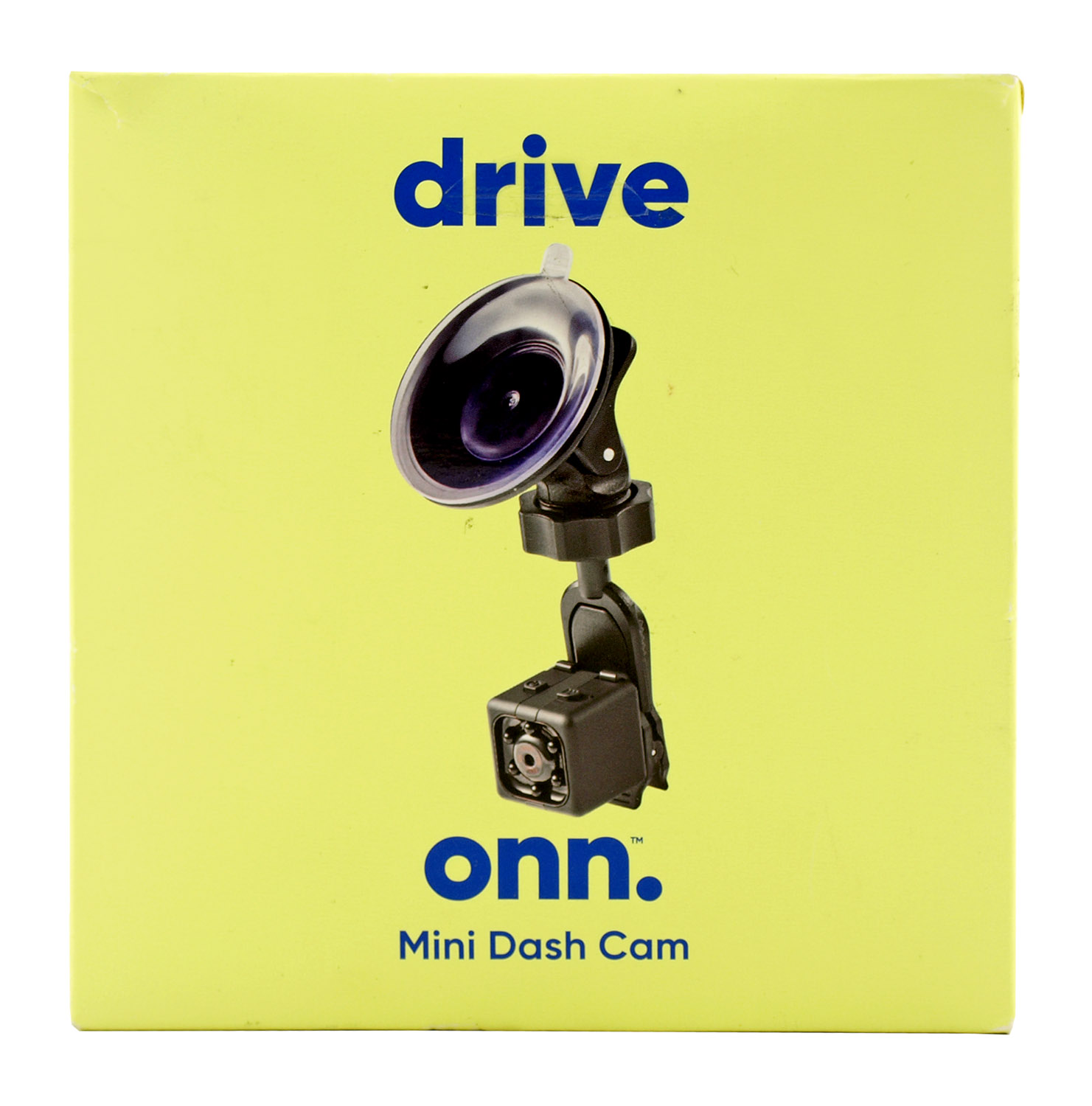 WalMart Brand Onn Mini Car Dash Cam with Suction Cup Refurbished