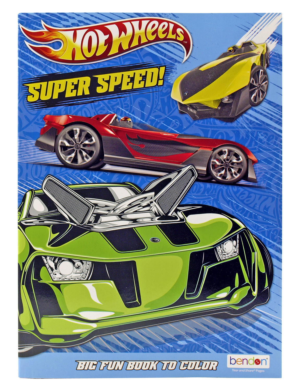 Hot Wheel Super Speed Coloring and Puzzle Activity Book - Bendon