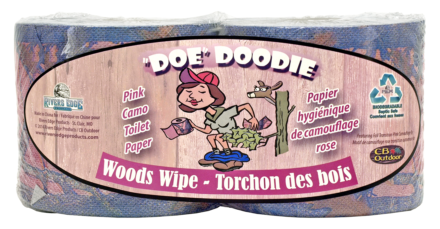 "Doe" Doodie Woods Wipe Toilet Paper Pink Camo