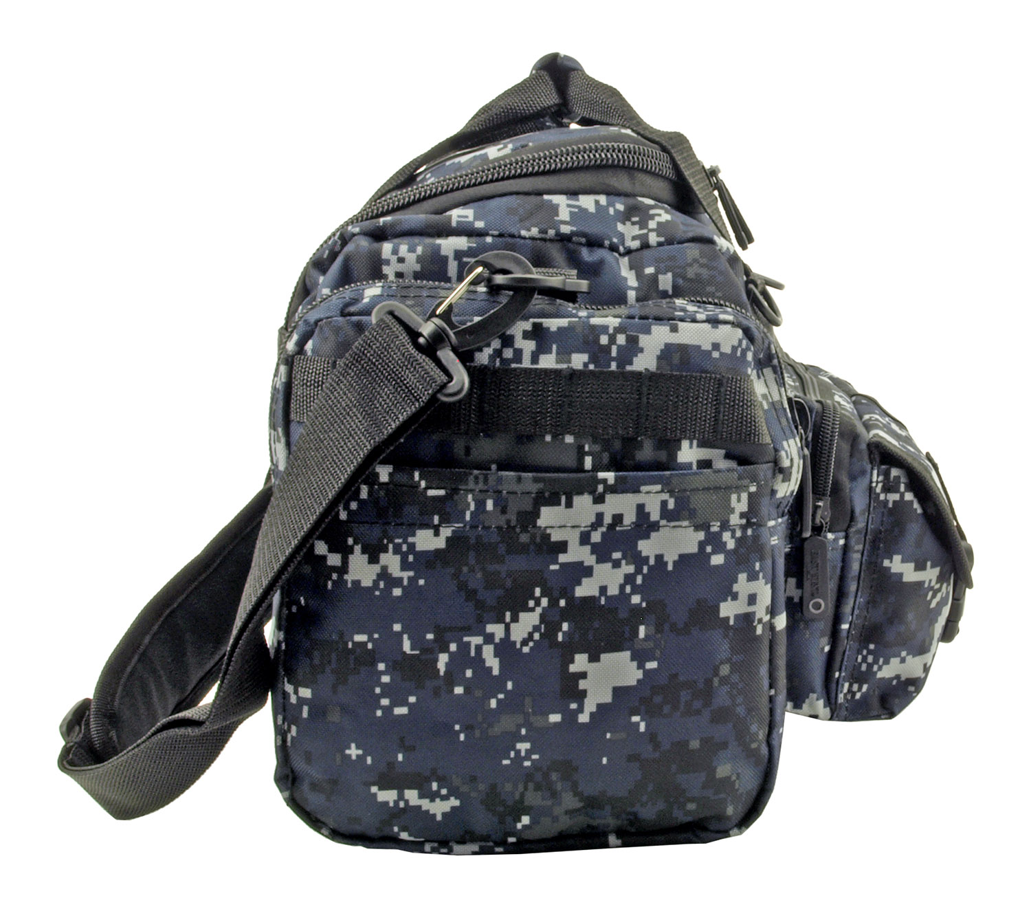 Mini Duffle Carry On Travel Gym Bag Blue Digital Camo