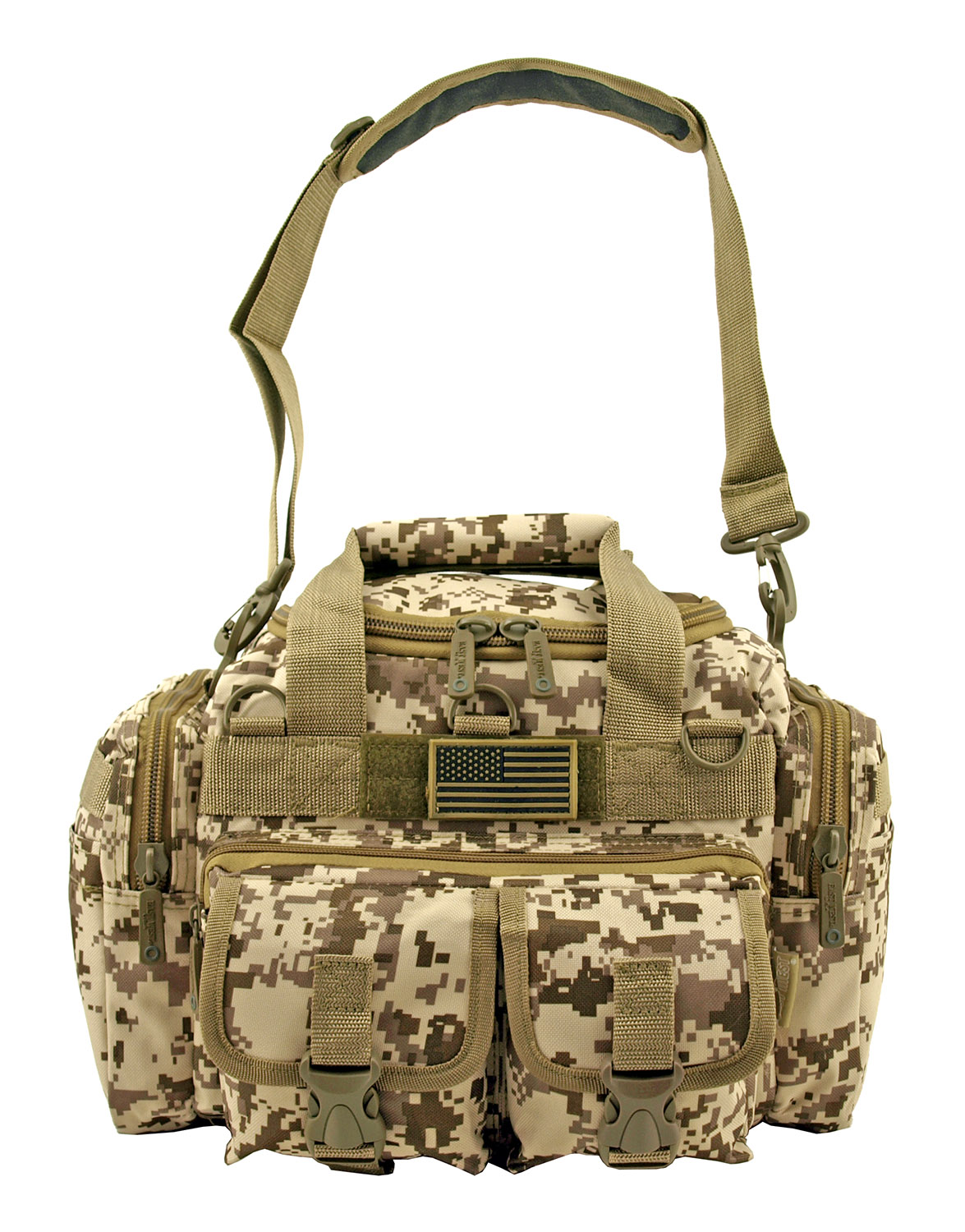 Mini Duffle Carry On Travel Gym Bag Desert Digital Tan Camo