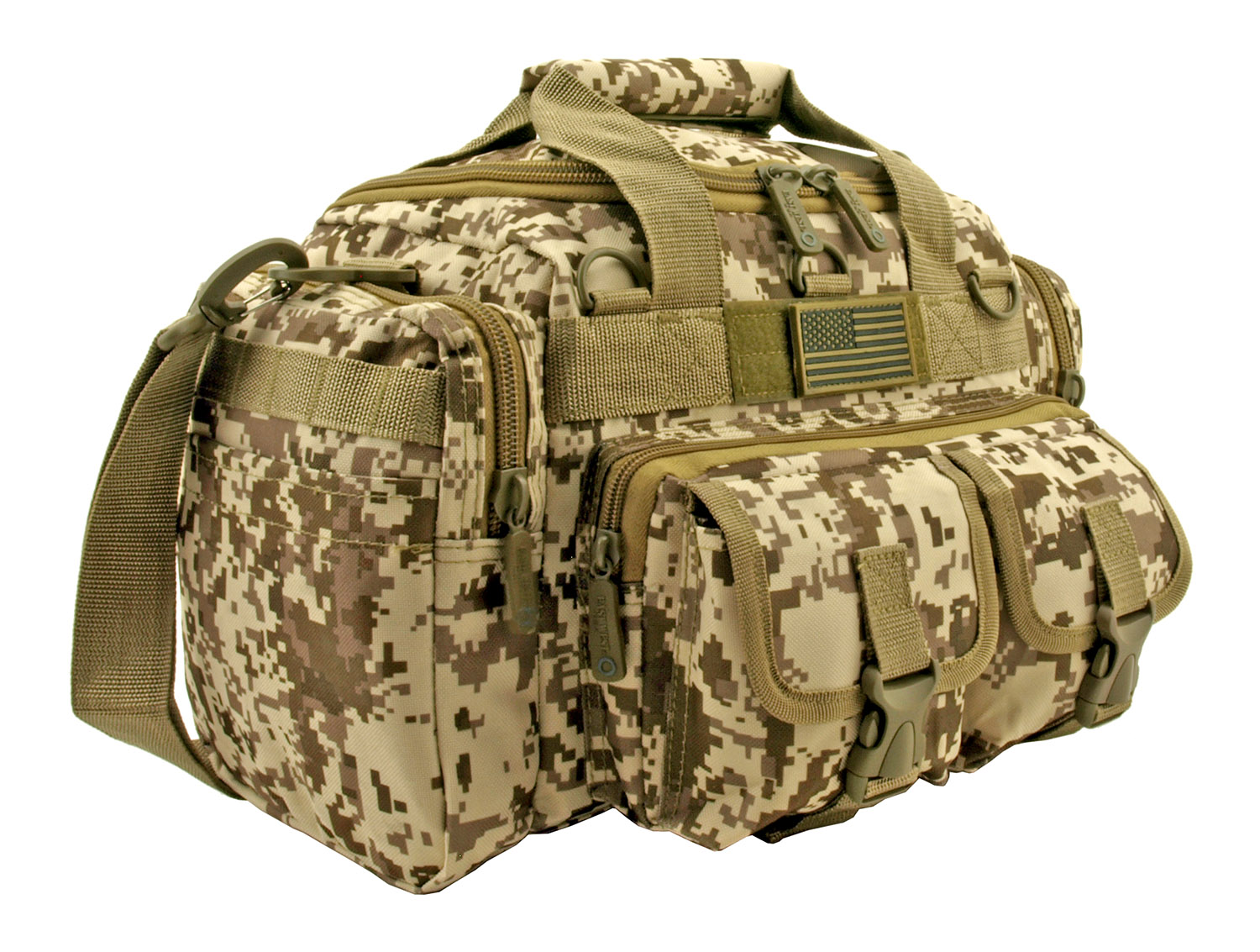 Mini Duffle Carry On Travel Gym Bag Desert Digital Tan Camo