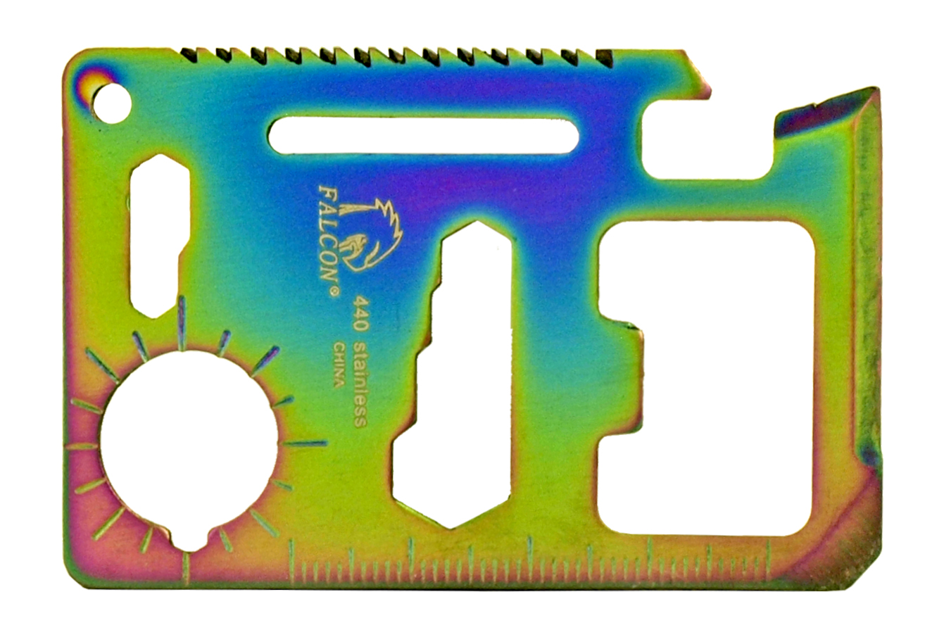 Credit Card 11 Function MultiTool Titanium