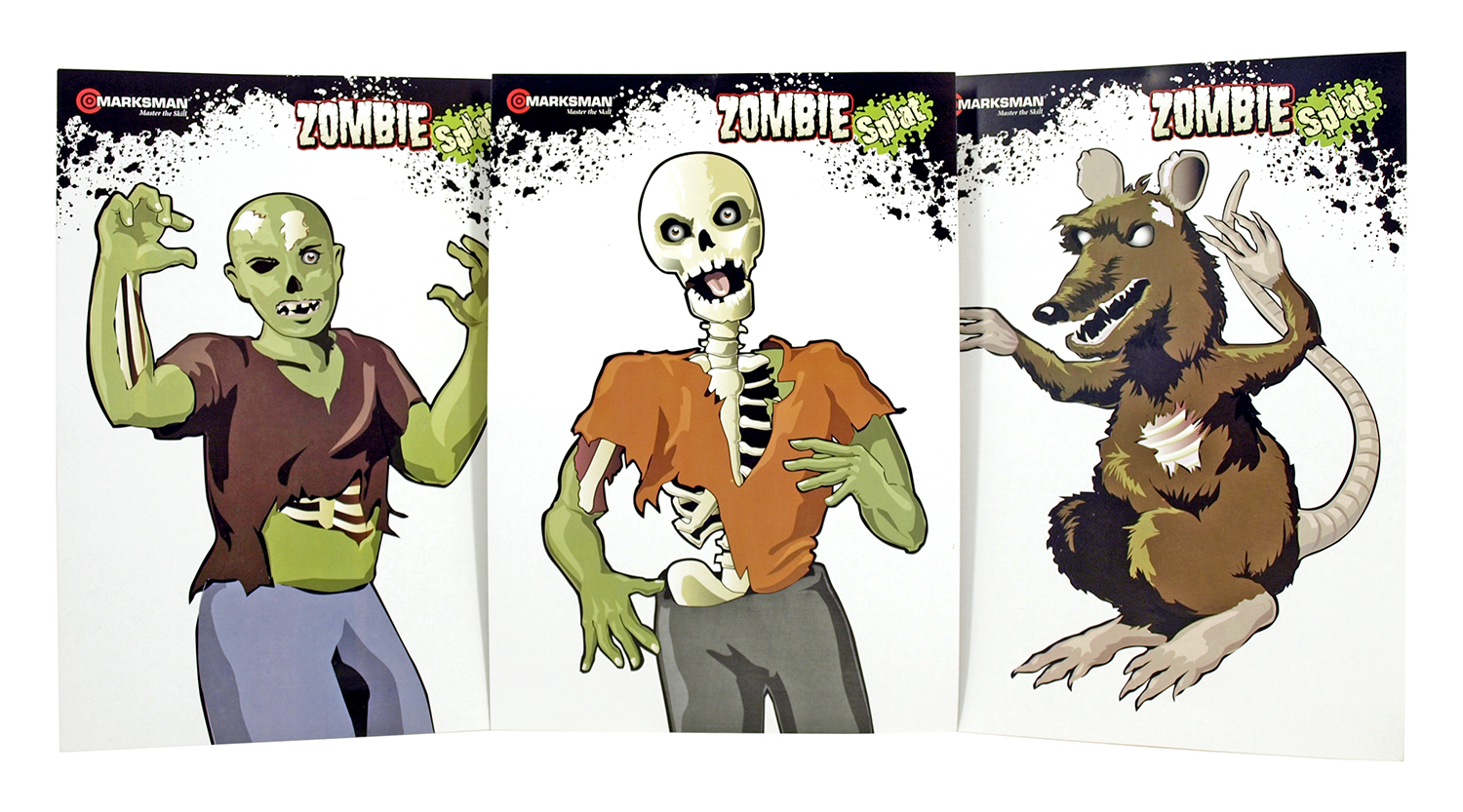 Marksman Zombie Splat Multi-Ammo Air Pistol and Target Set