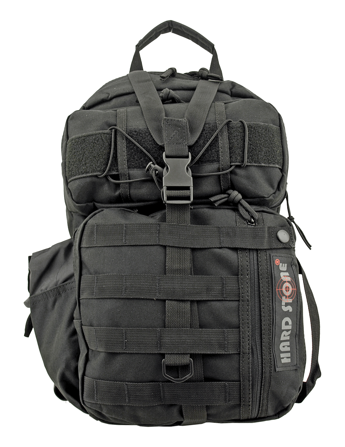Hard Stone Flight Pack Tactical Travel Backpack - Black