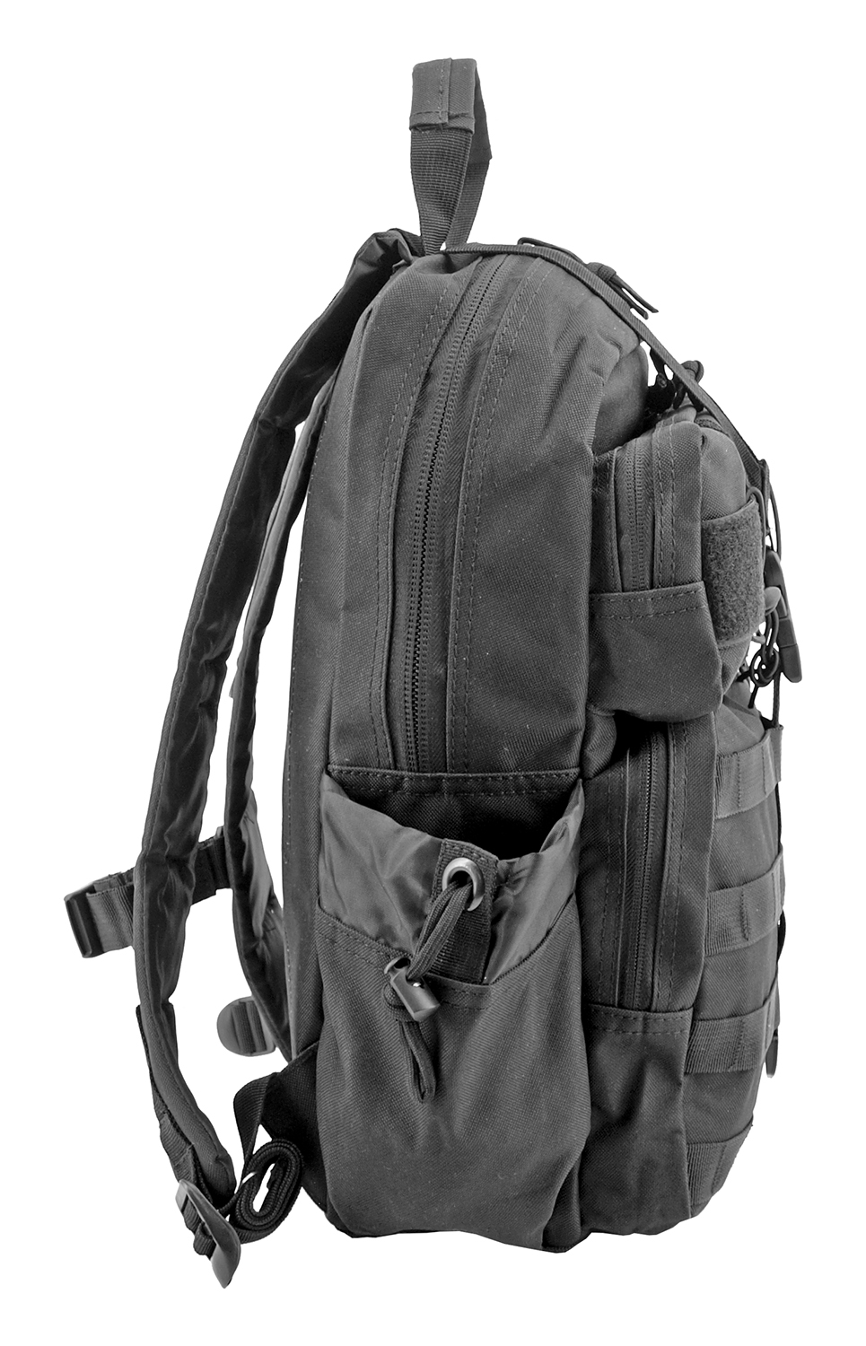 Hard Stone Flight Pack Tactical Travel Backpack Black