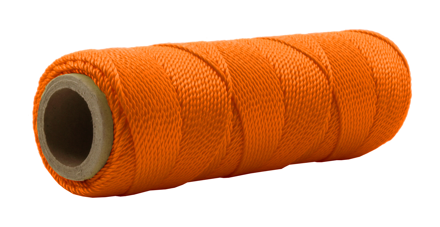 1/4 Lb. Nylon Seine Twine Rope Construction Orange