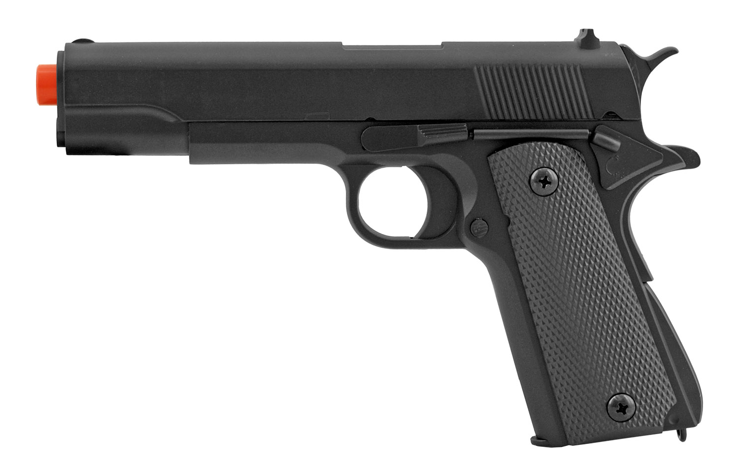 UK Arms P819 1911 A1 Replica Airsoft Pistol with Metal Slide