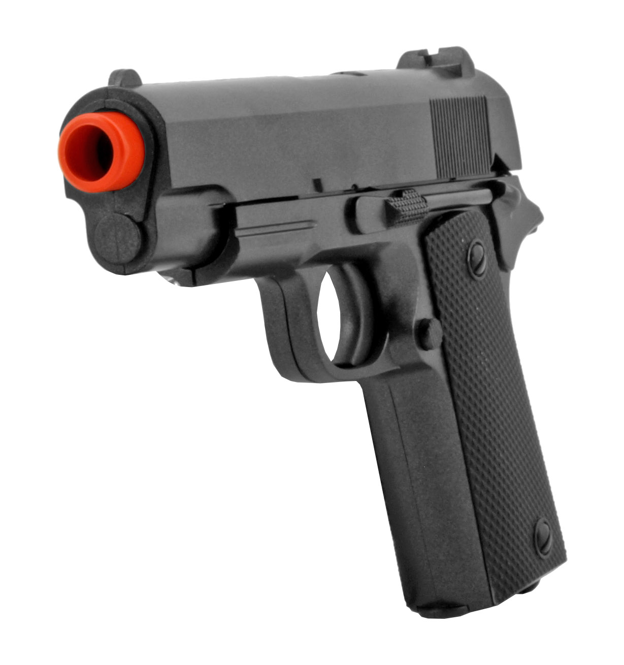 Metal Alloy Secret Agent Spring Powered Airsoft Pistol Black