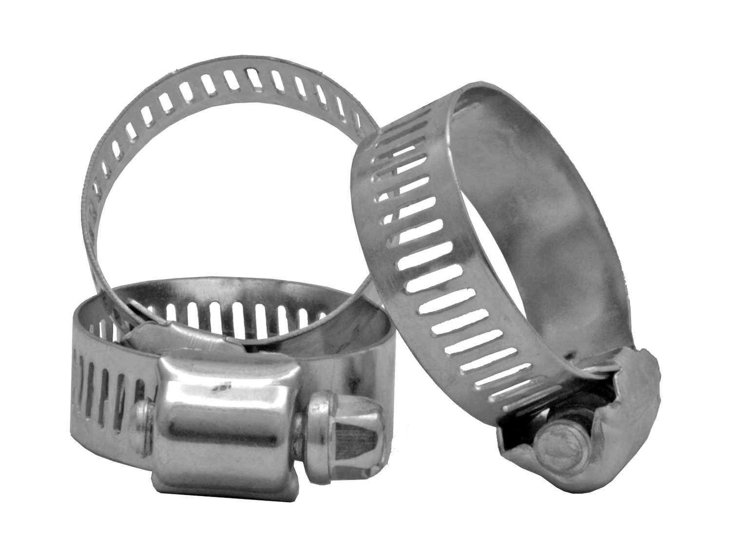 5/8" 11/4" Metal Screw Down Hose Clamp Bag of 50 Pieces CalHawk