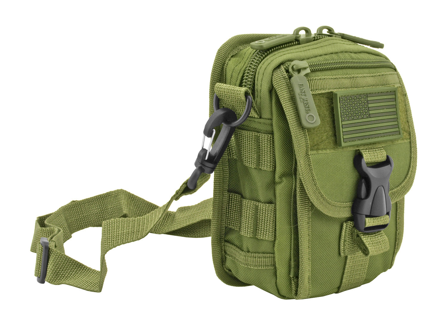 The Tactical Over the Shoulder Everyday Carry Attachment Bag - Olive Green