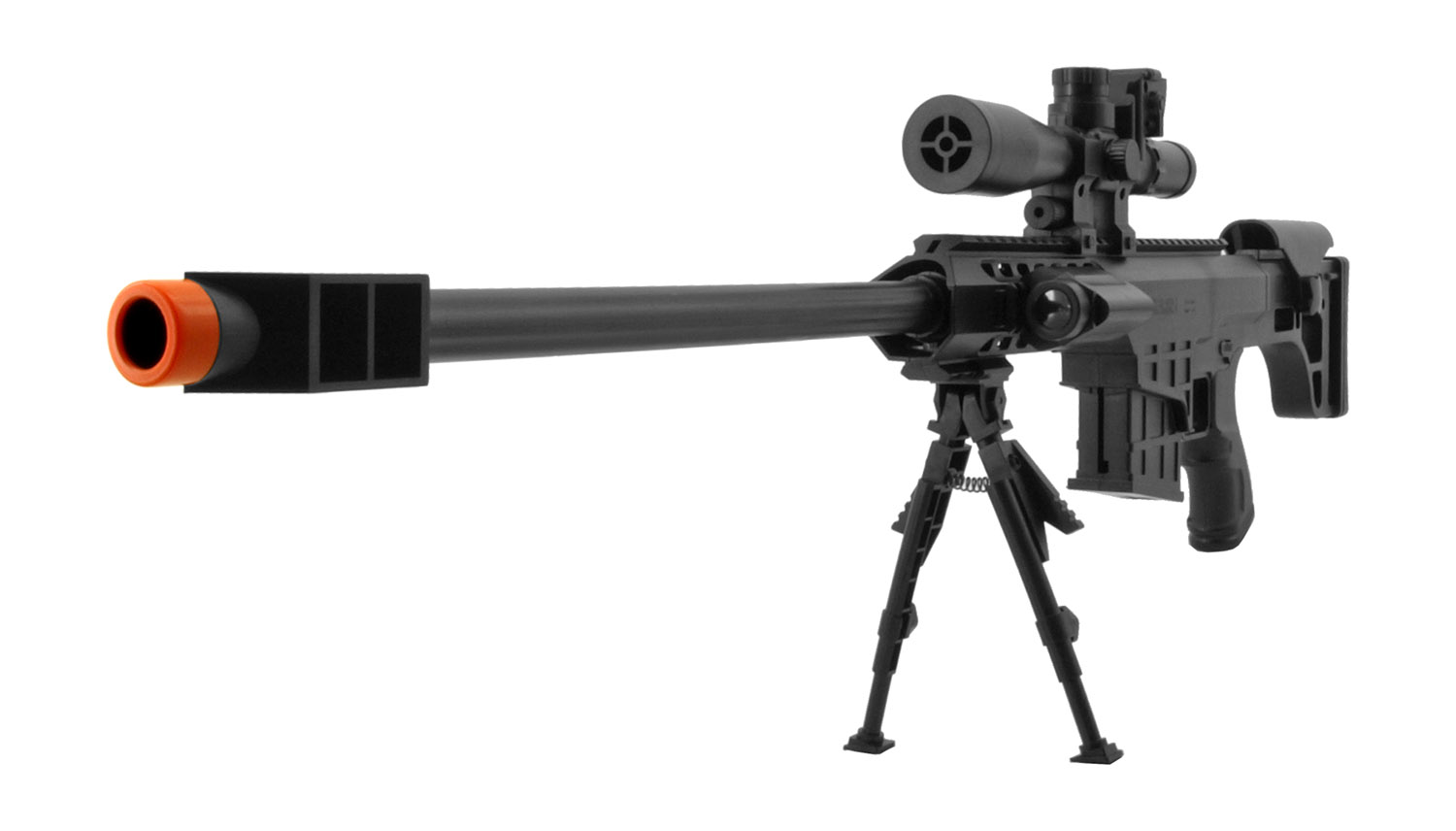 UKArms P1082C Bolt Action Spring Powered Airsoft Sniper Rifle with Bi