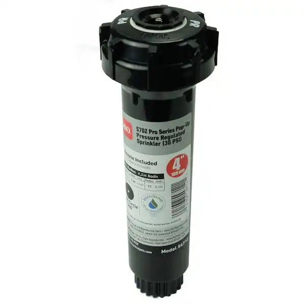 4" 570Z Pro 15' Full Circle PopUp PressureRegulated Sprinkler