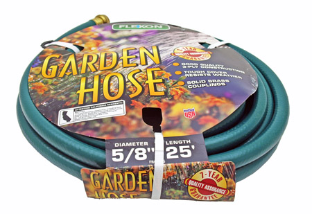 Flexon 25' x 5/8" Garden Water Hose